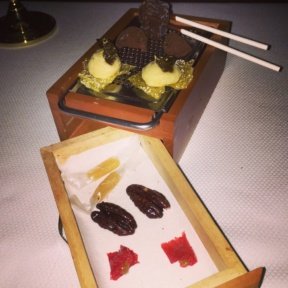 Gluten-free dessert tray from Del Posto